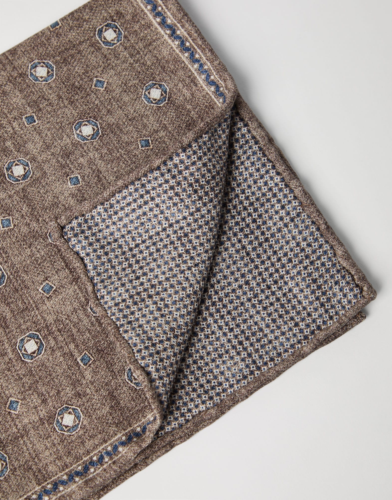 Double face silk pocket square - 2