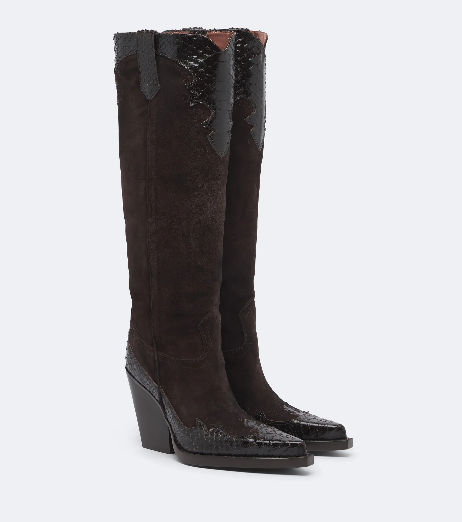 El Dorado suede cowboy boots - 1