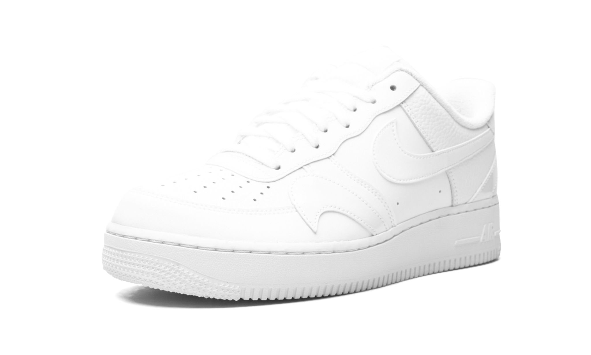 Nike Air Force 1 '07 LV8 "Misplaced Swoosh - Triple White" - 4