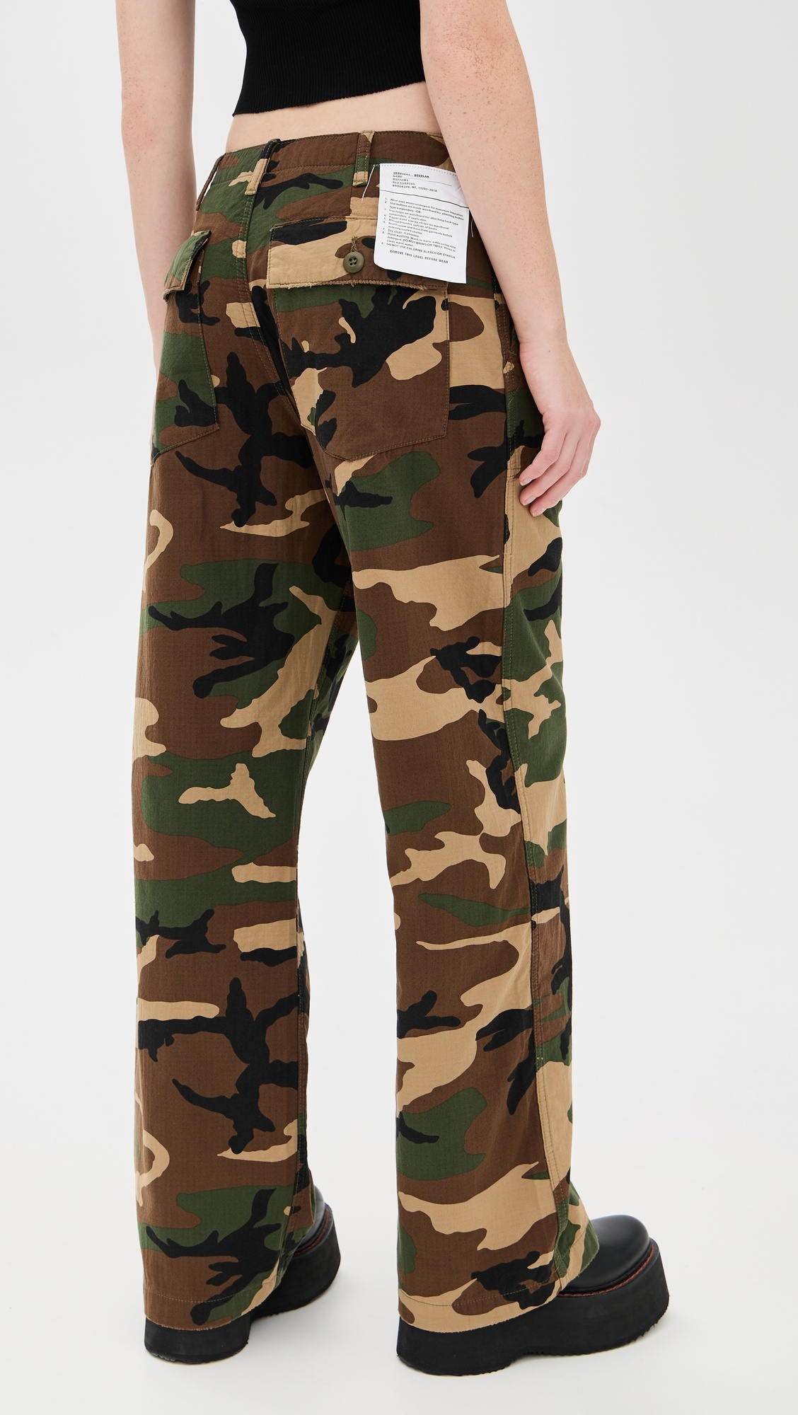 Wide Leg Utility Pants - 2