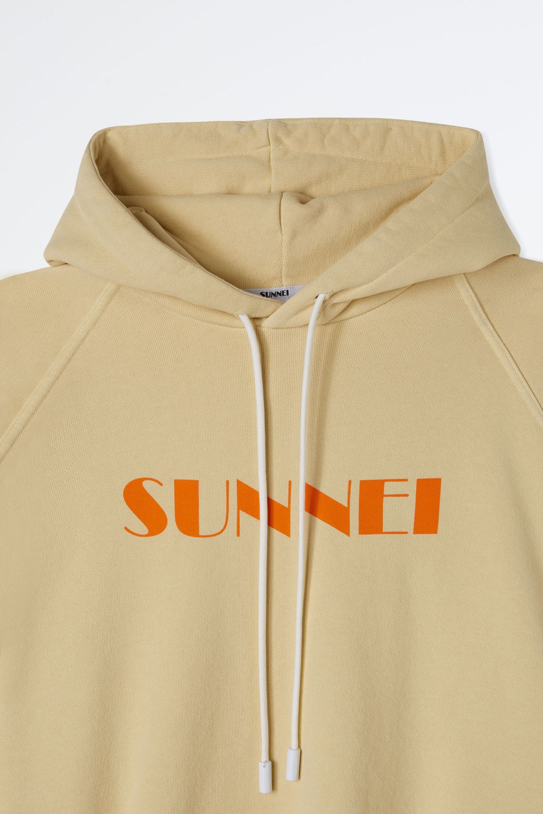 LIGHT YELLOW HOODIE WITH LOGO - 8