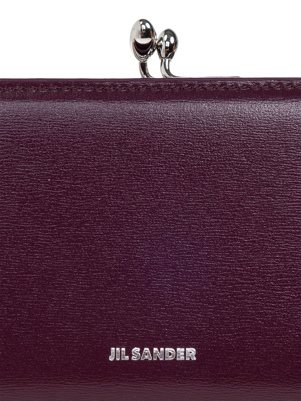 clasp-fastening leather wallet - 5