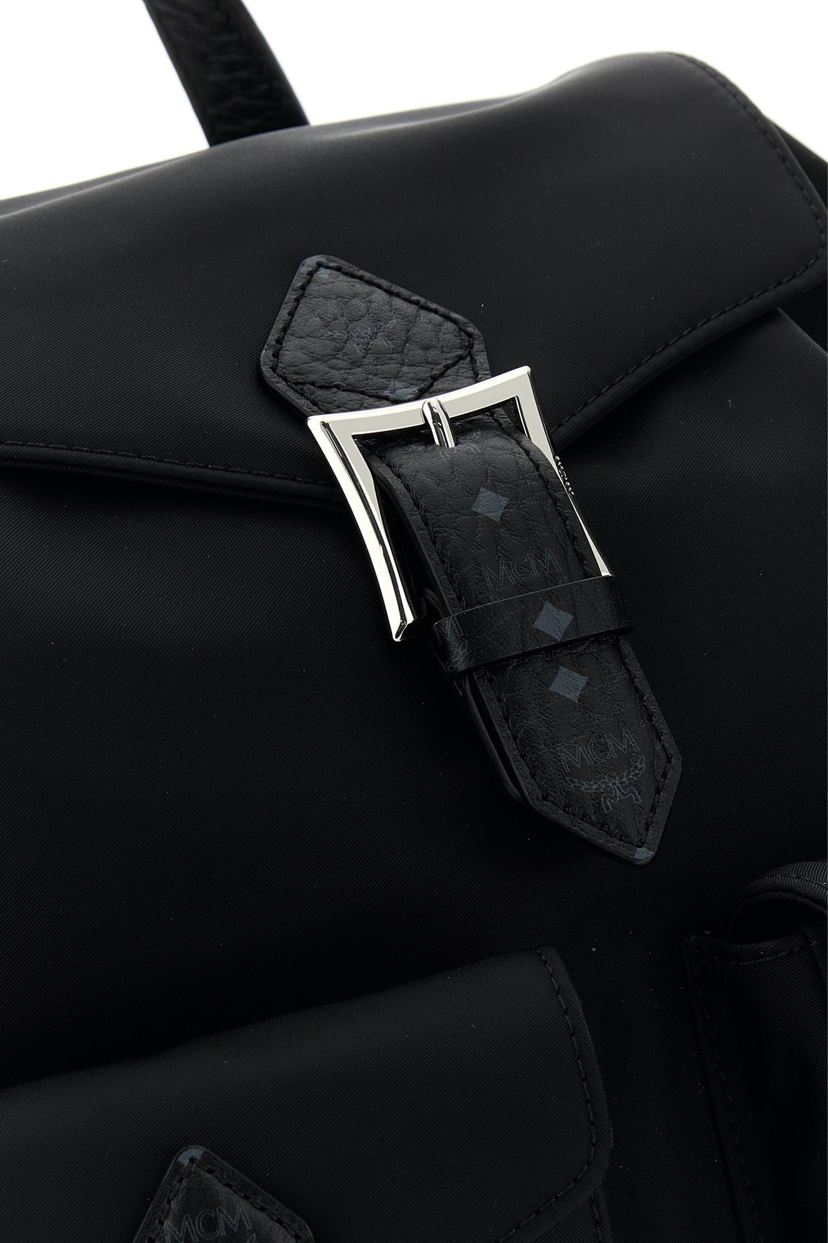 Black fabric Aren backpack - 4