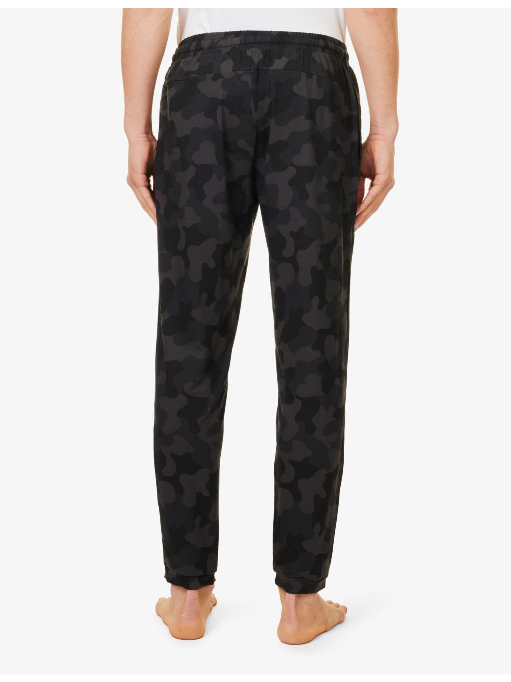 London 11 cuffed-hem stretch-modal jogging bottoms - 4
