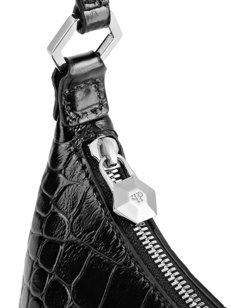 crocodile-embossed shoulder bag 4