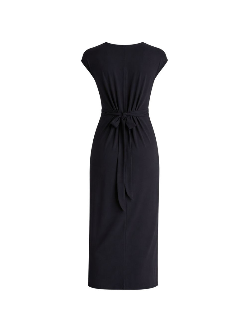 Vince twisted knot midi dress outlook