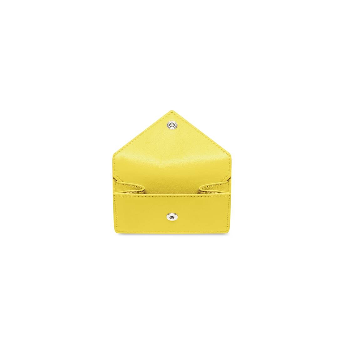 Women's Papier Mini Wallet in Yellow - 2