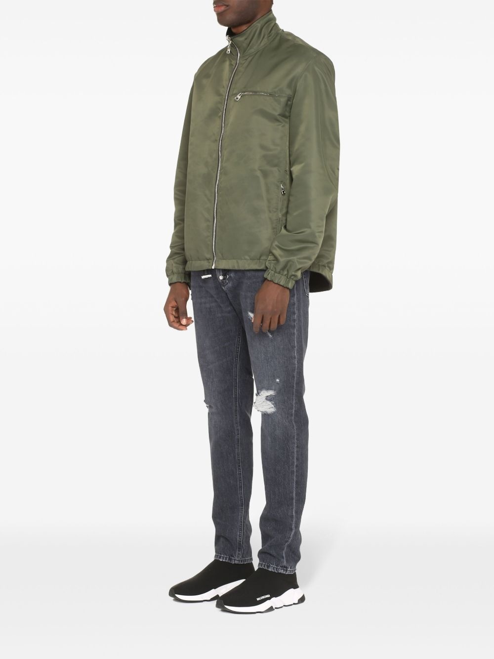 Hybrid cotton bomber jacket - 4