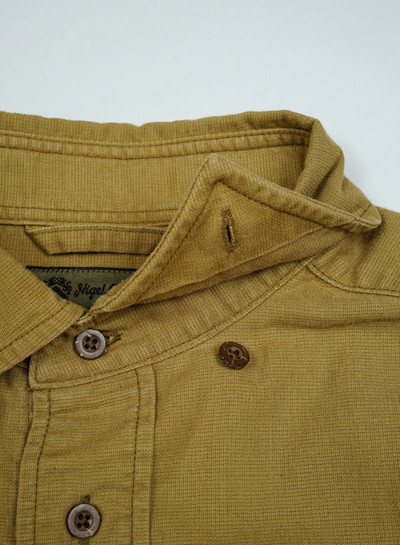 Nigel Cabourn Army Shirt Fade Cloth in Khaki outlook