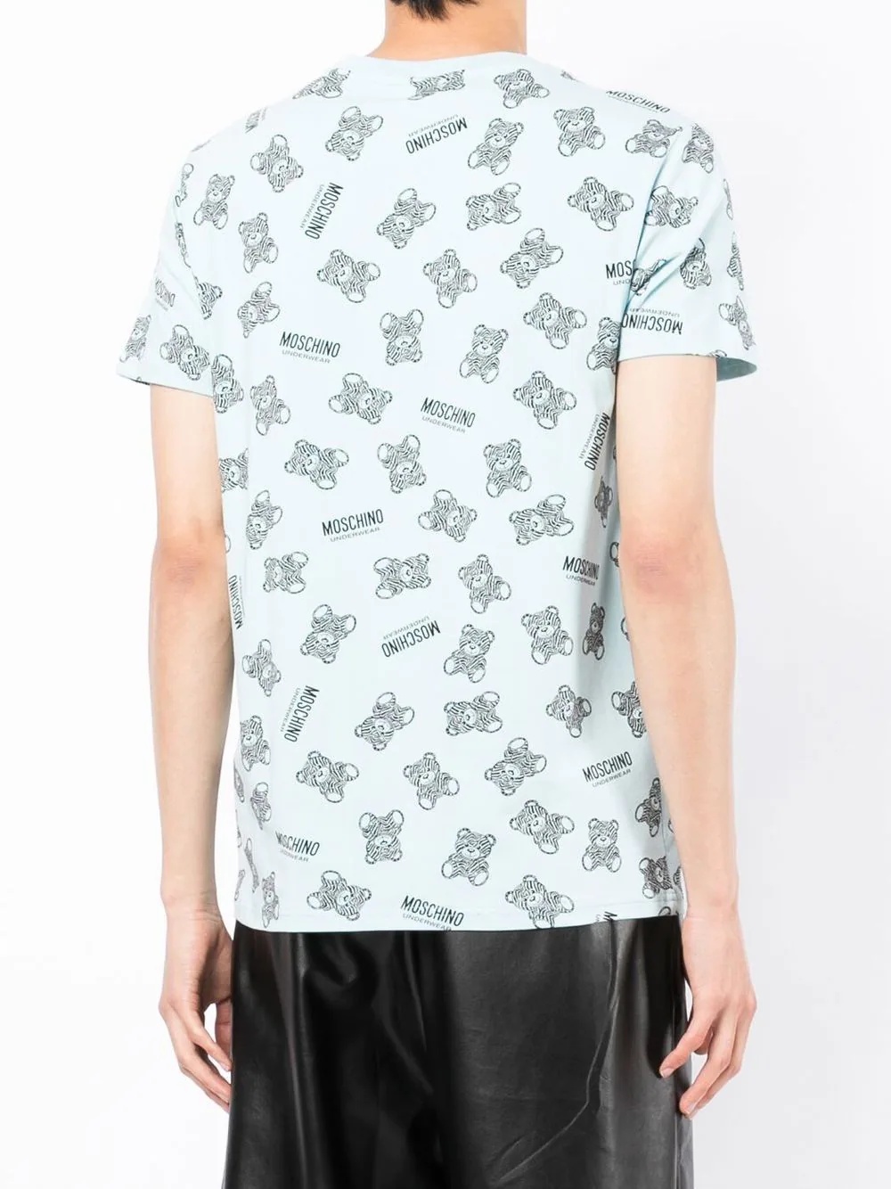 teddy-bear print T-shirt - 4