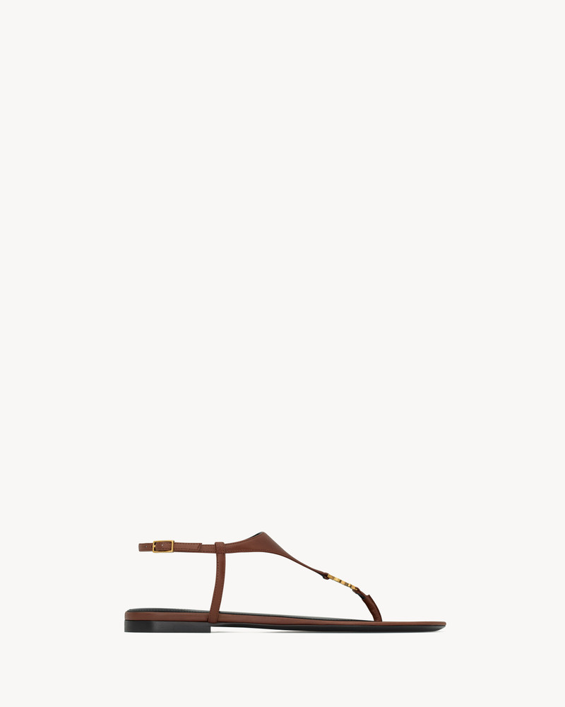 CASSANDRA SANDALS IN SMOOTH LEATHER - 1