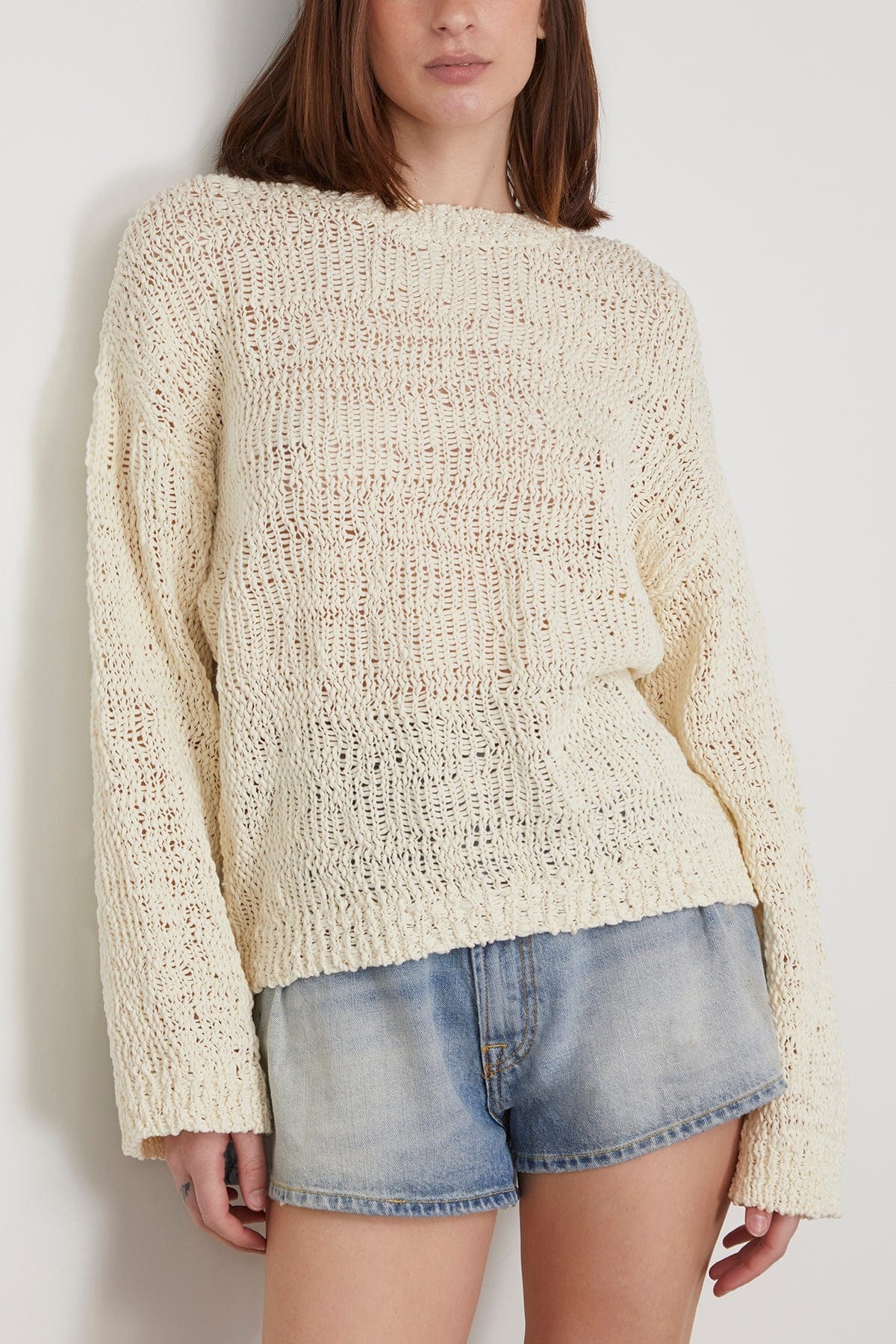 Cotton Love Pullover in Camellia White - 3