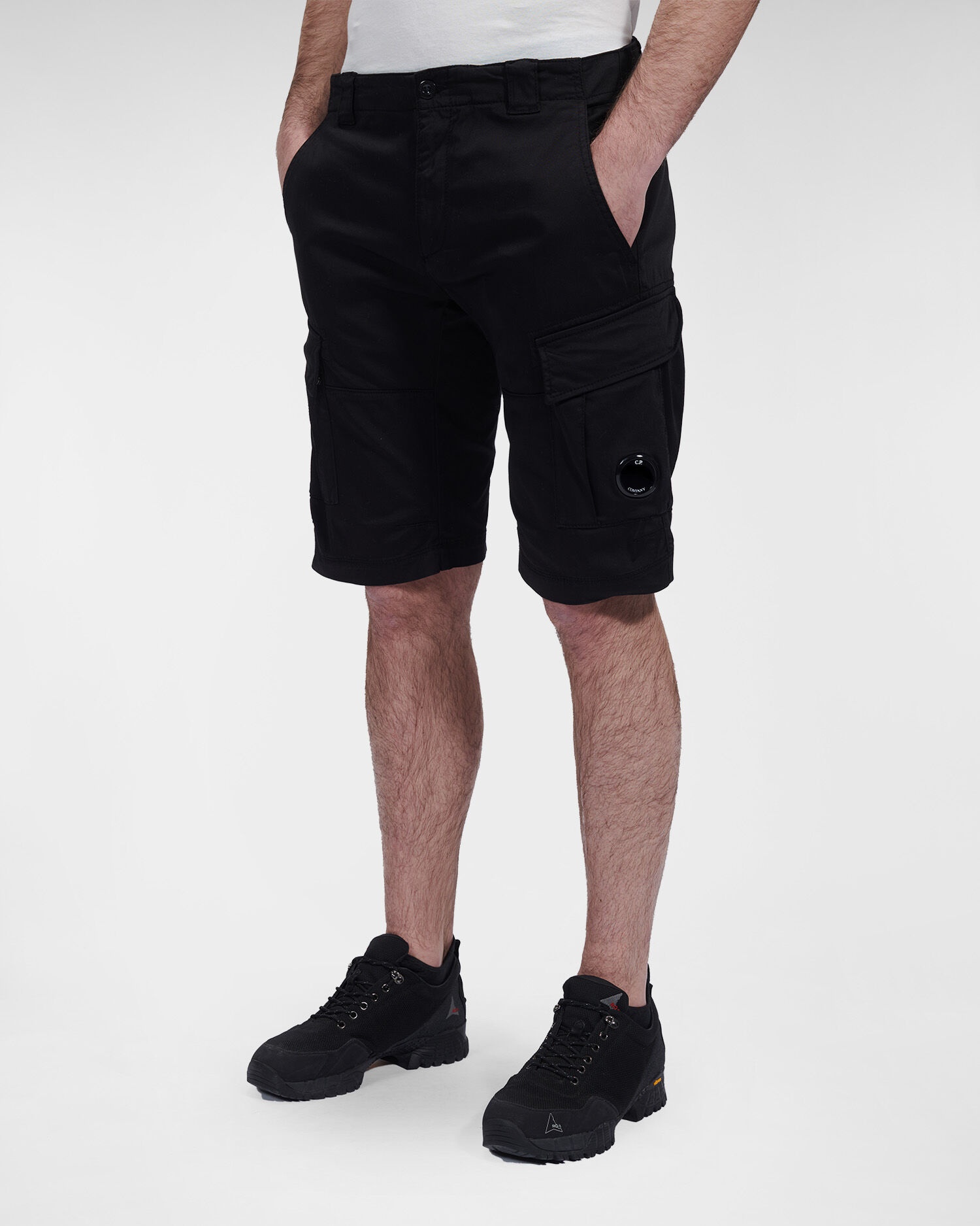 Stretch Sateen Cargo Shorts - 2