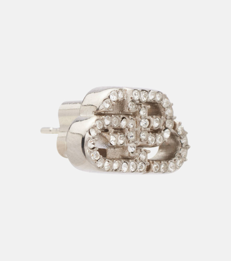 BALENCIAGA BB embellished earrings outlook