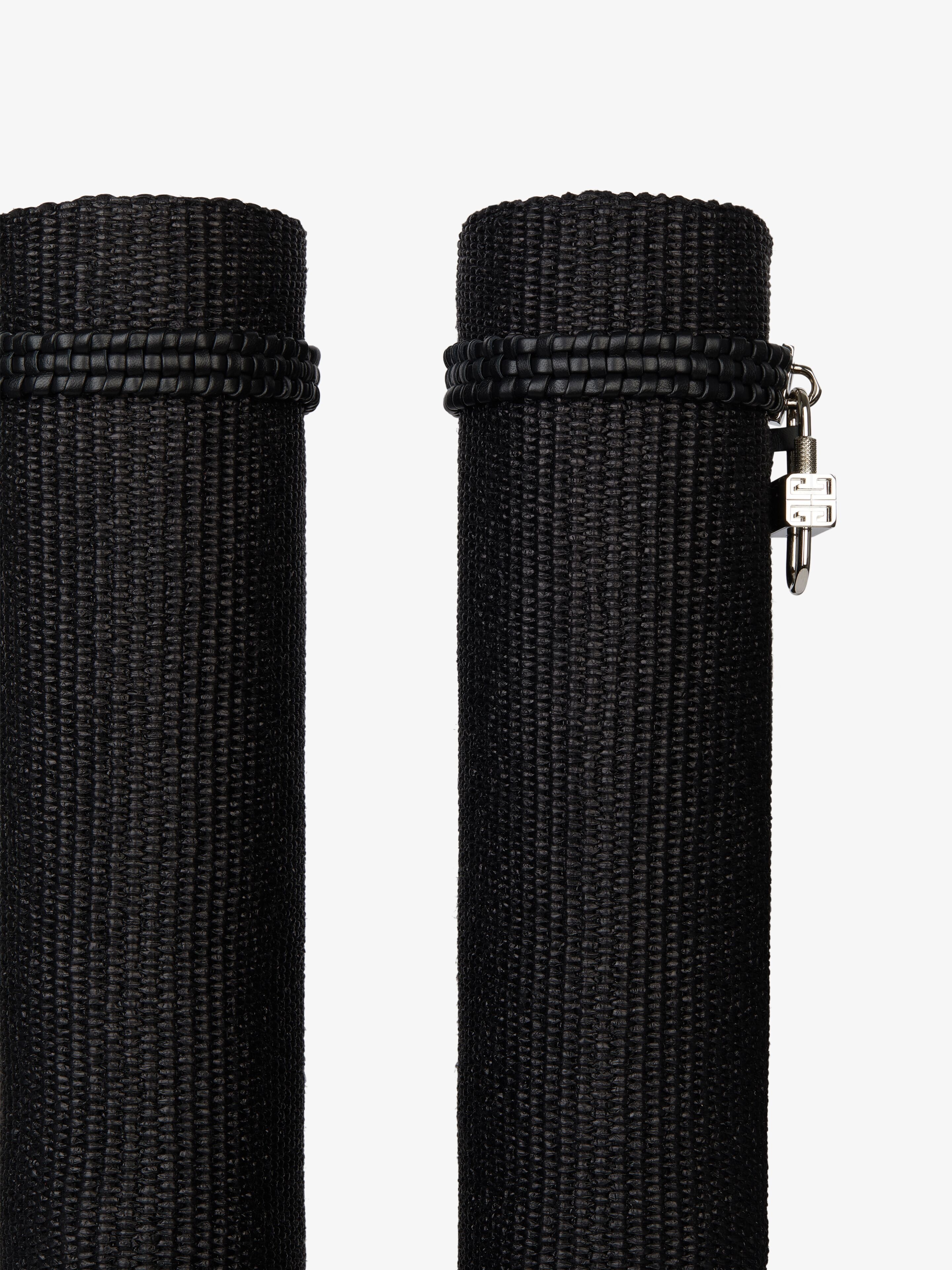 SHARK LOCK BOOTS IN RAFFIA - 5