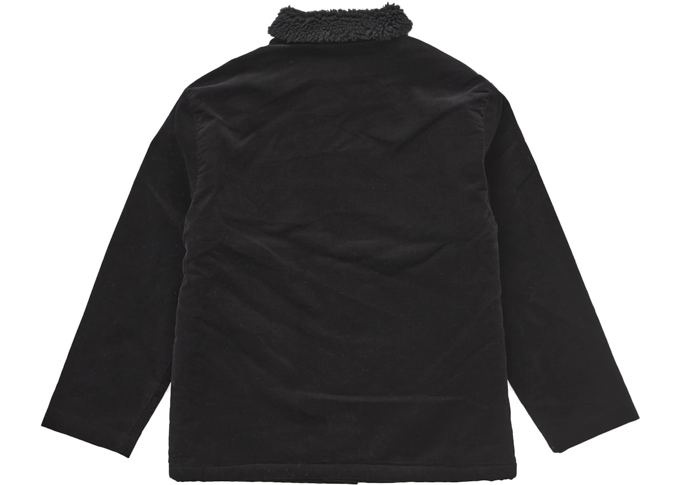 Supreme Kindermann Uncut Corduroy Car Coat Black - 3