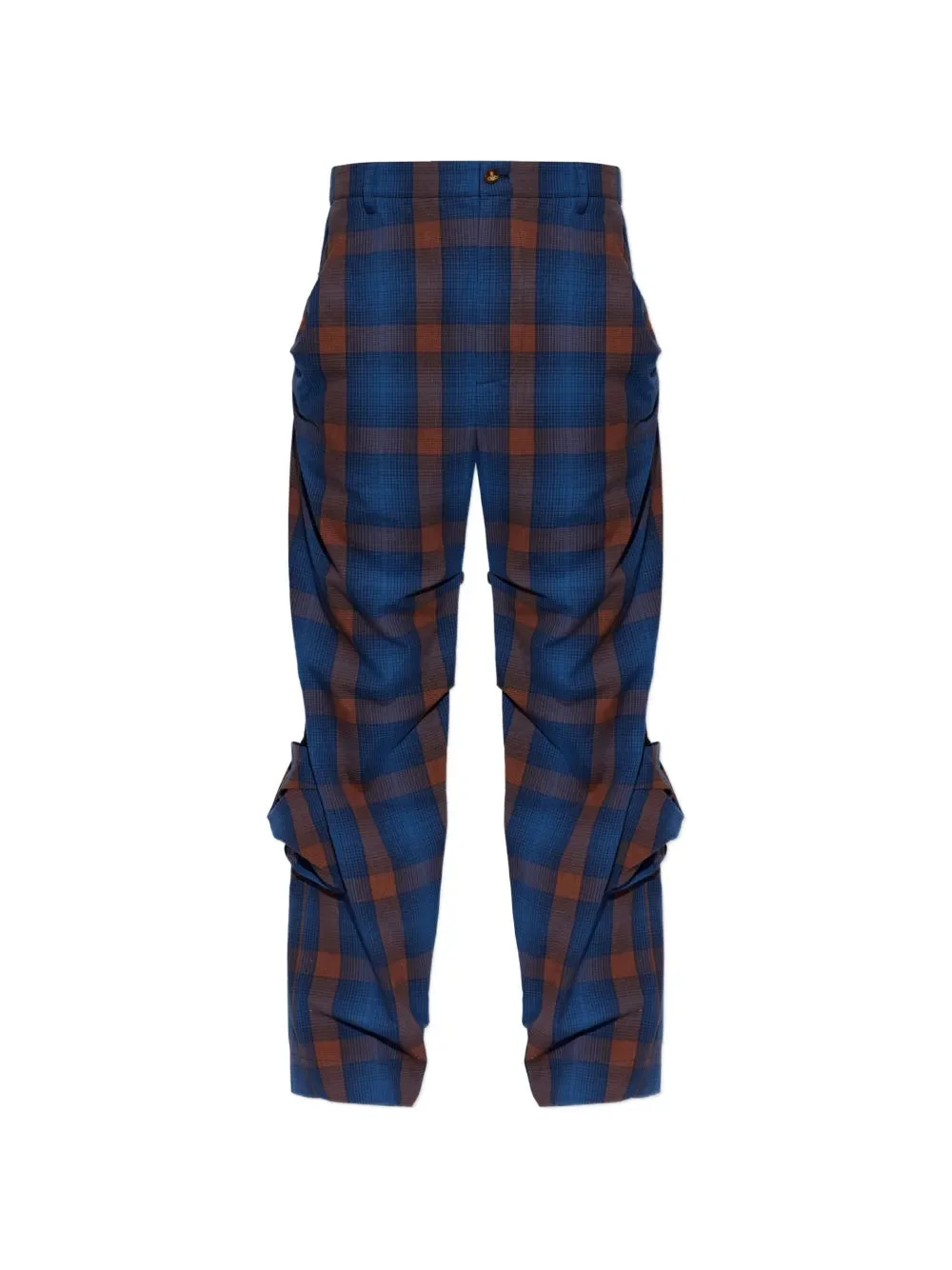 ACHILLES CHECK-PATTERN TROUSERS - 1