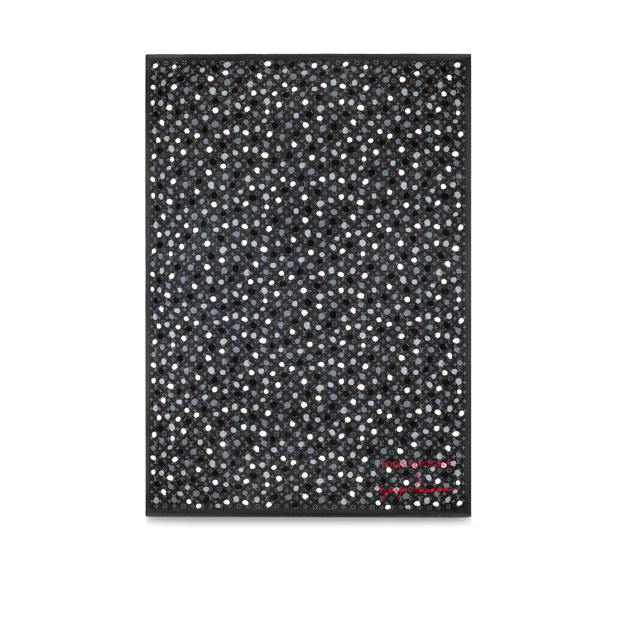 LV x YK Painted Dots Stole - 3
