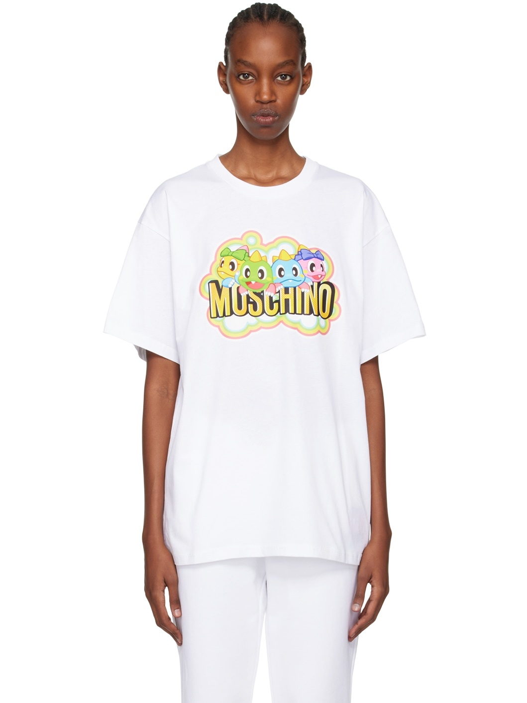 White Puzzle Bobble T-Shirt - 1