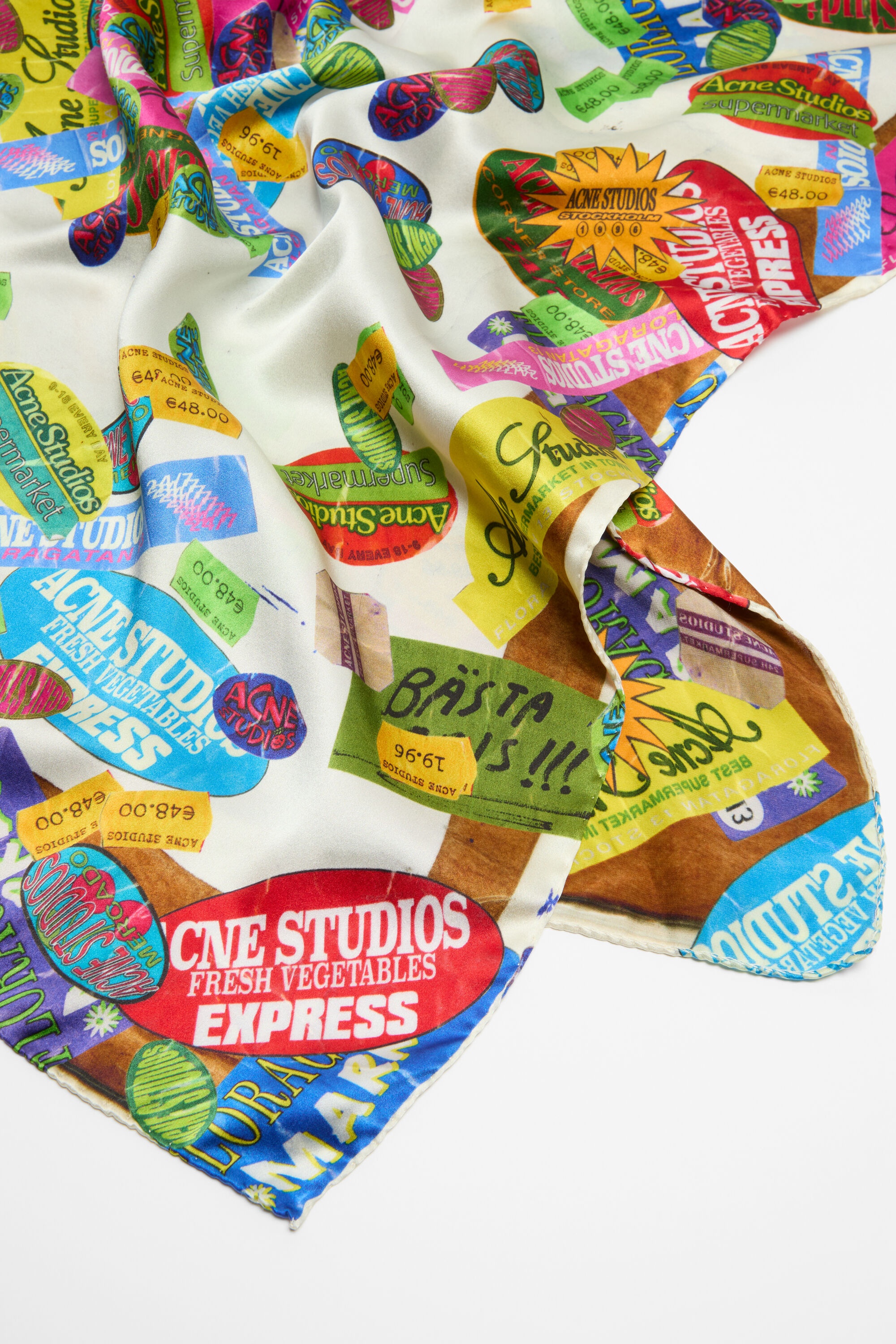Silk scarf - White Multicolor - 3