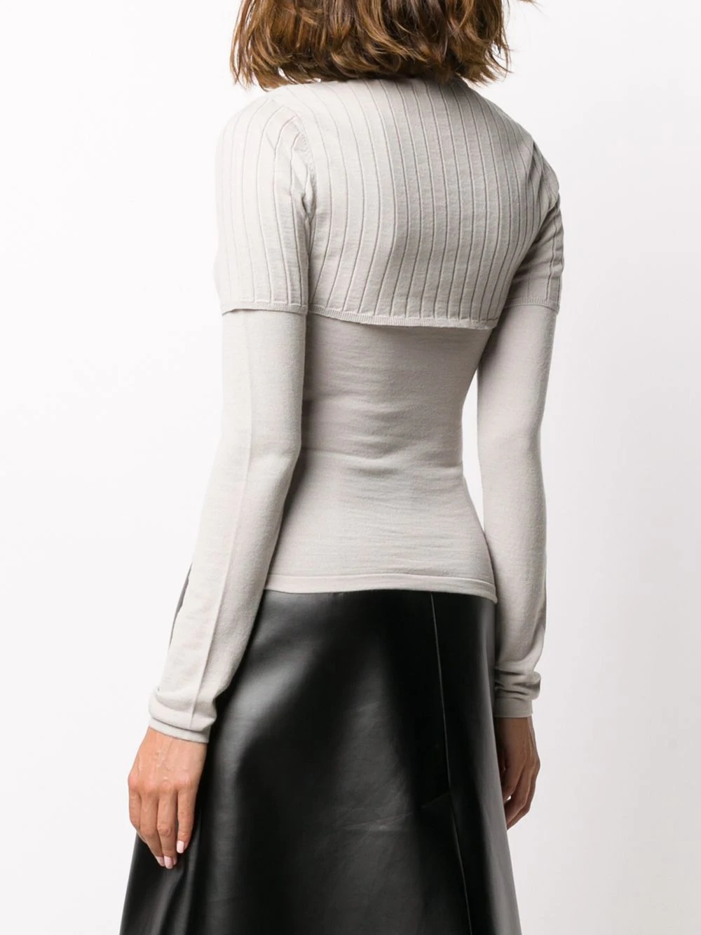 Albi cut-out ribbed top - 4