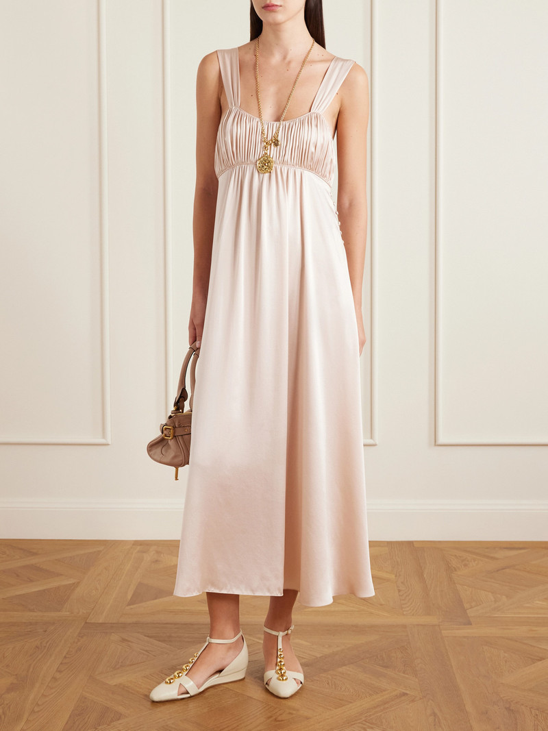 Chloé Silk-satin Maxi Dress outlook