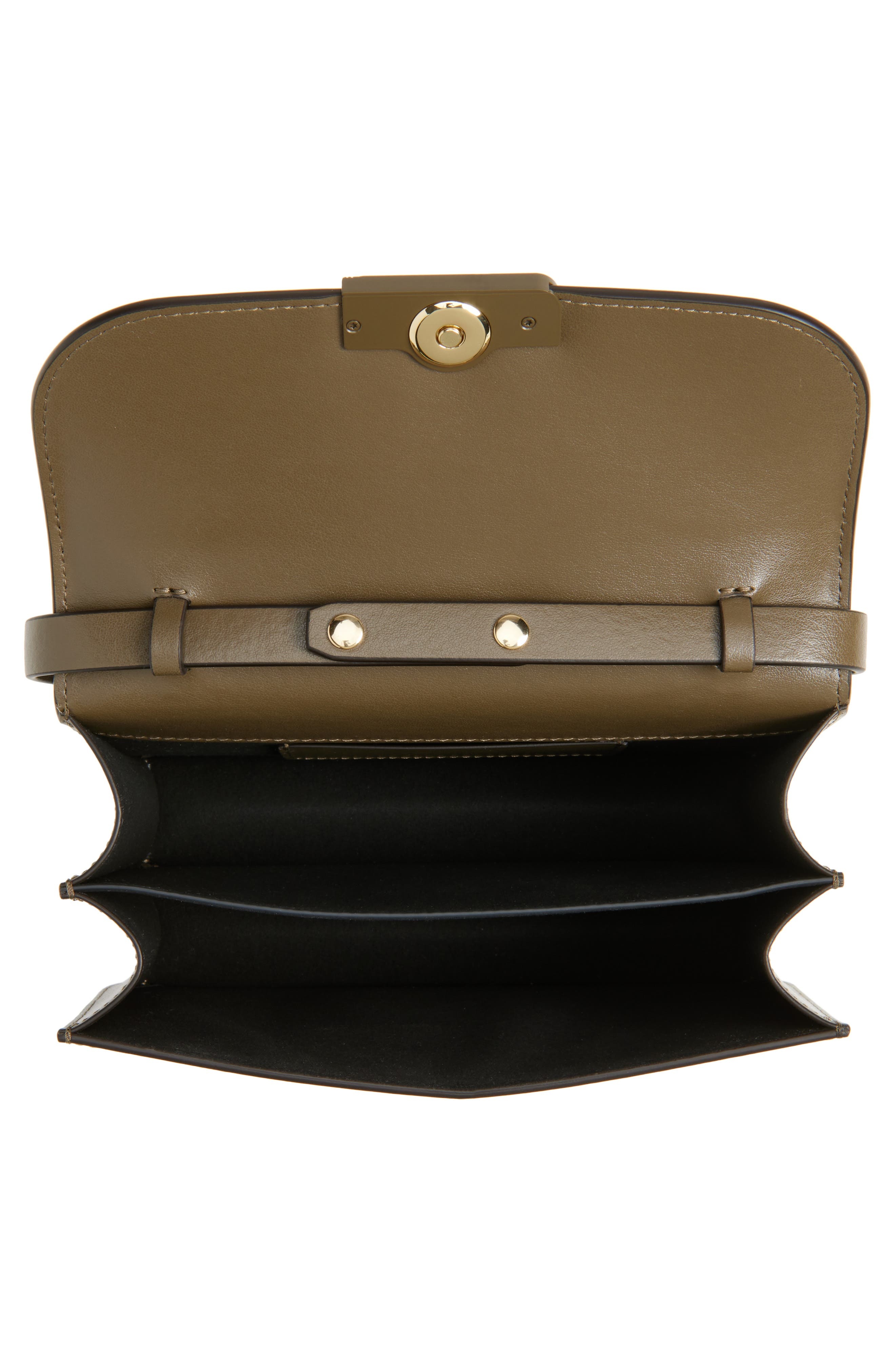 Victoria Beckham The Mini Dorian Leather Shoulder Bag in Dark Khaki at Nordstrom - 5