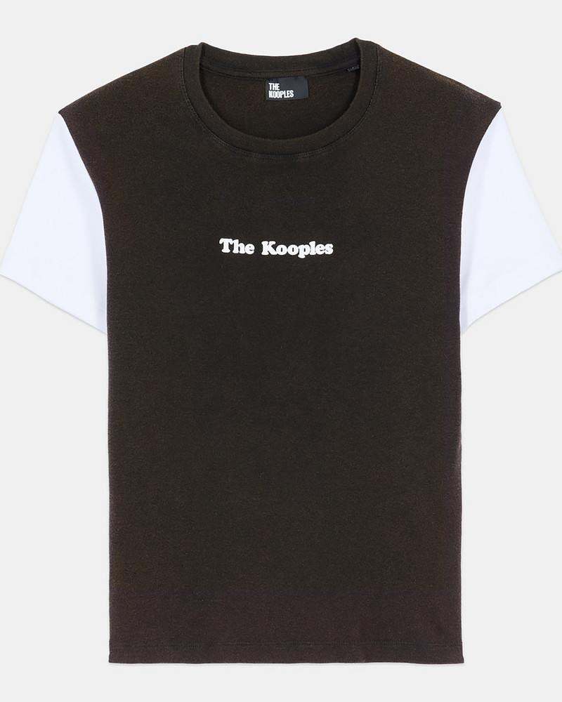 DARK BROWN LOGO T-SHIRT 1