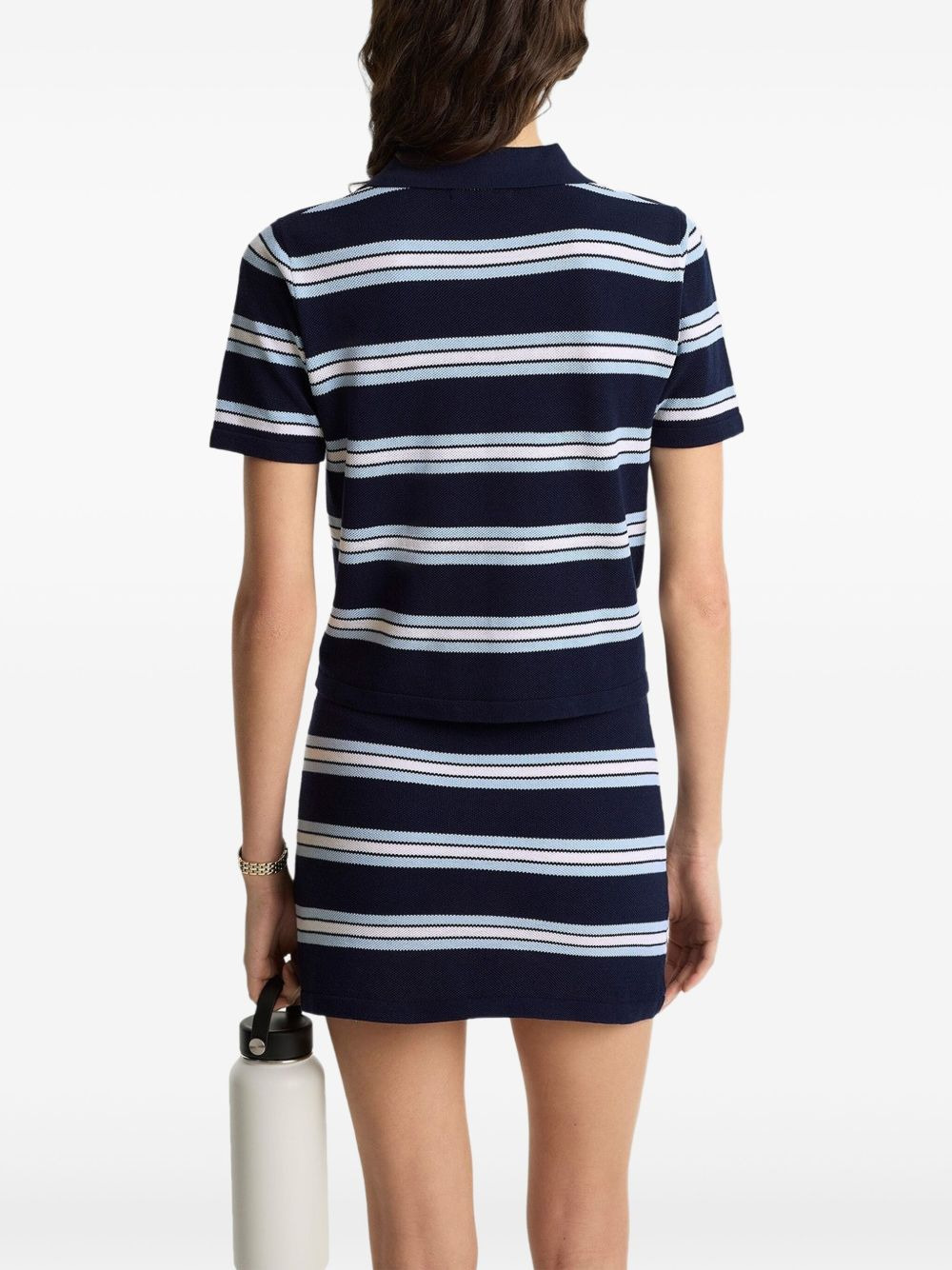 striped polo shirt - 3