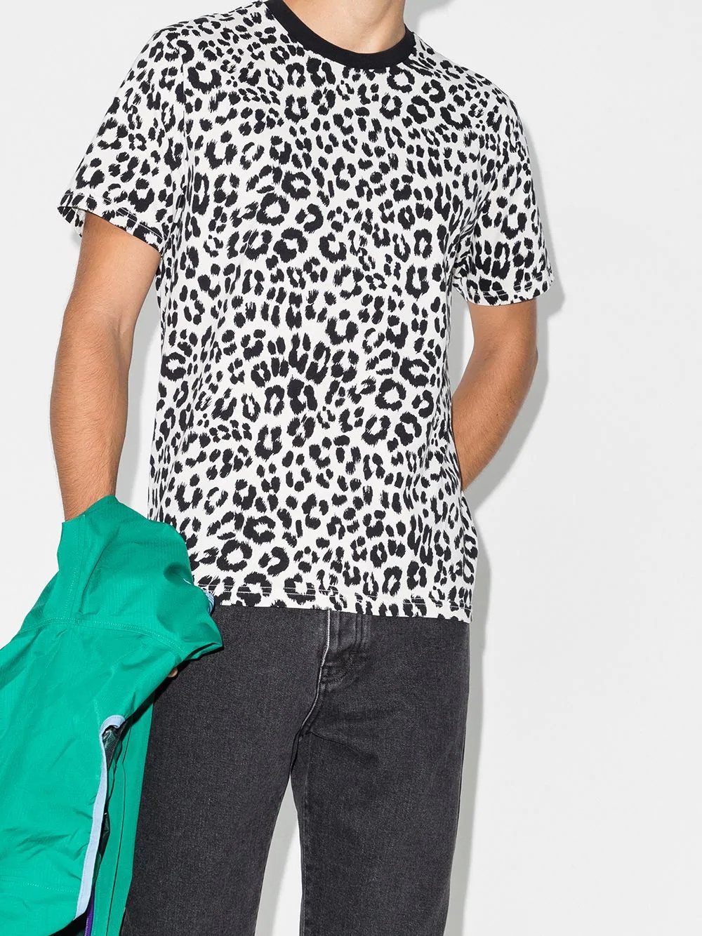 leopard-print short-sleeve T-shirt - 2