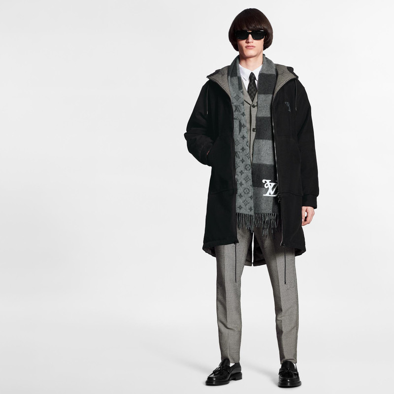 Louis Vuitton Embroidered LV Padded Moleskin Parka outlook