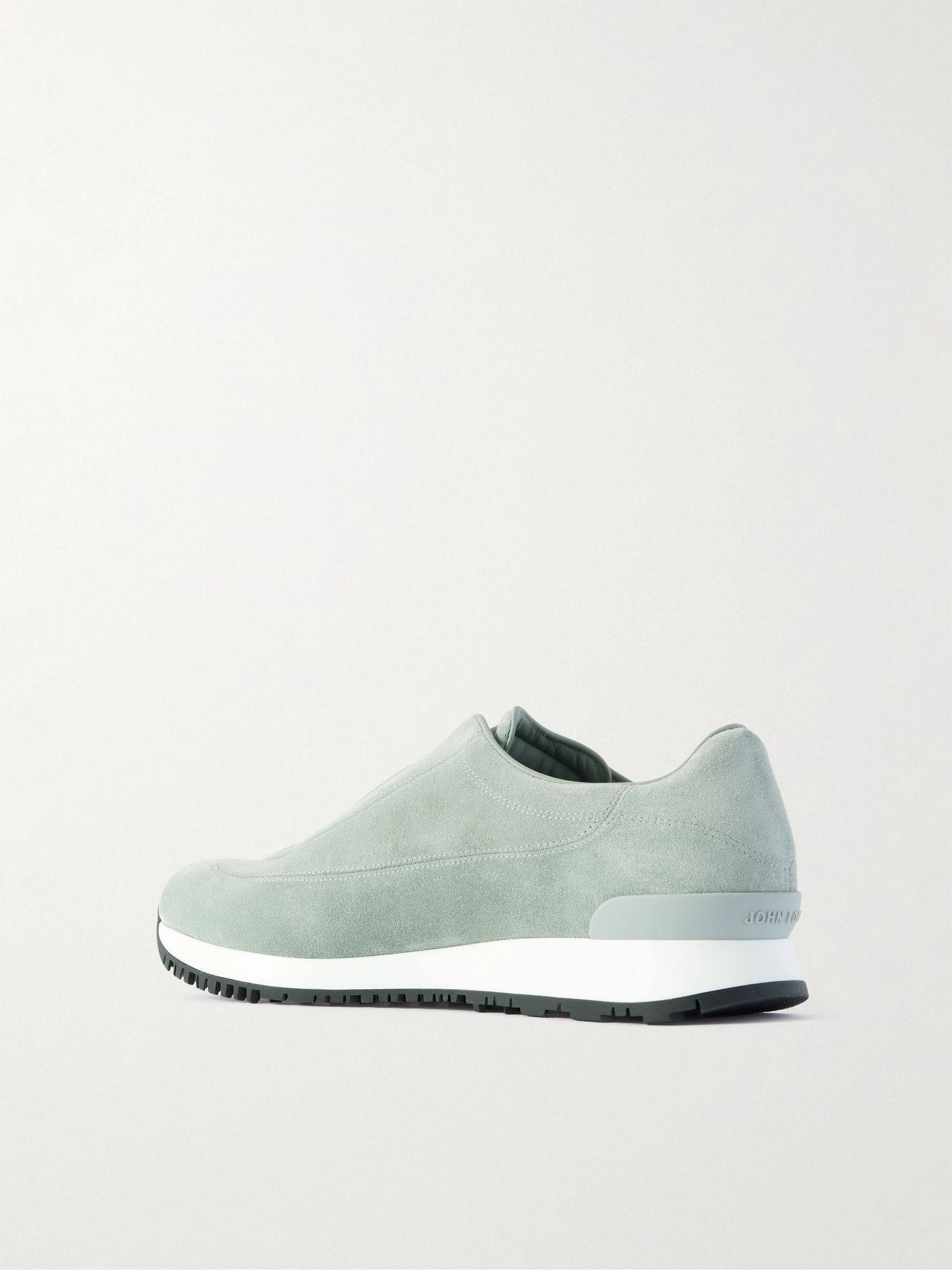 Lift Suede Slip-On Sneakers Gray green - 4