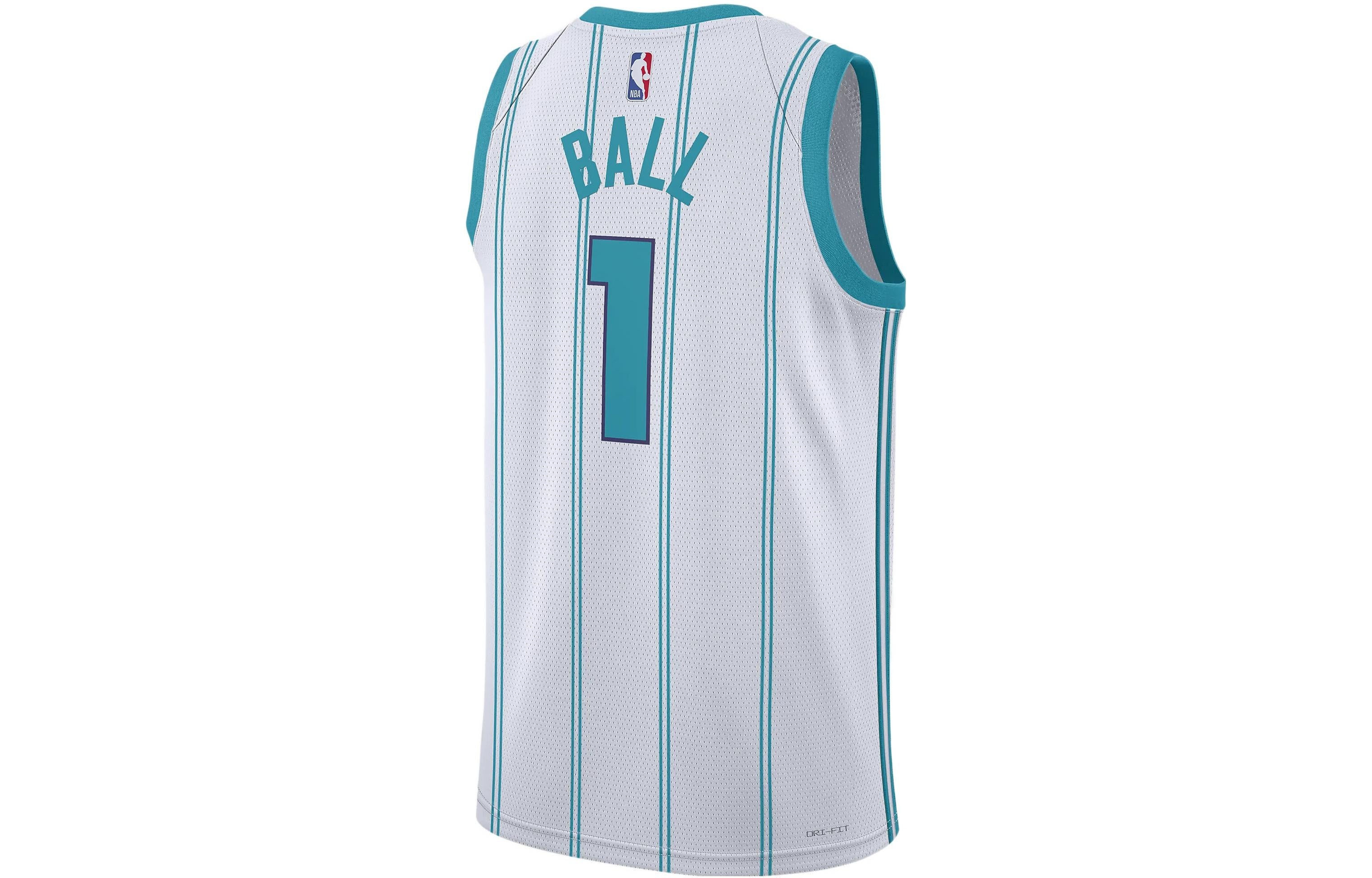 Air Jordan Dri-FIT NBA Charlotte Hornets Lamelo Ball Association Edition 2022/23 Swingman Jersey DN2 - 3