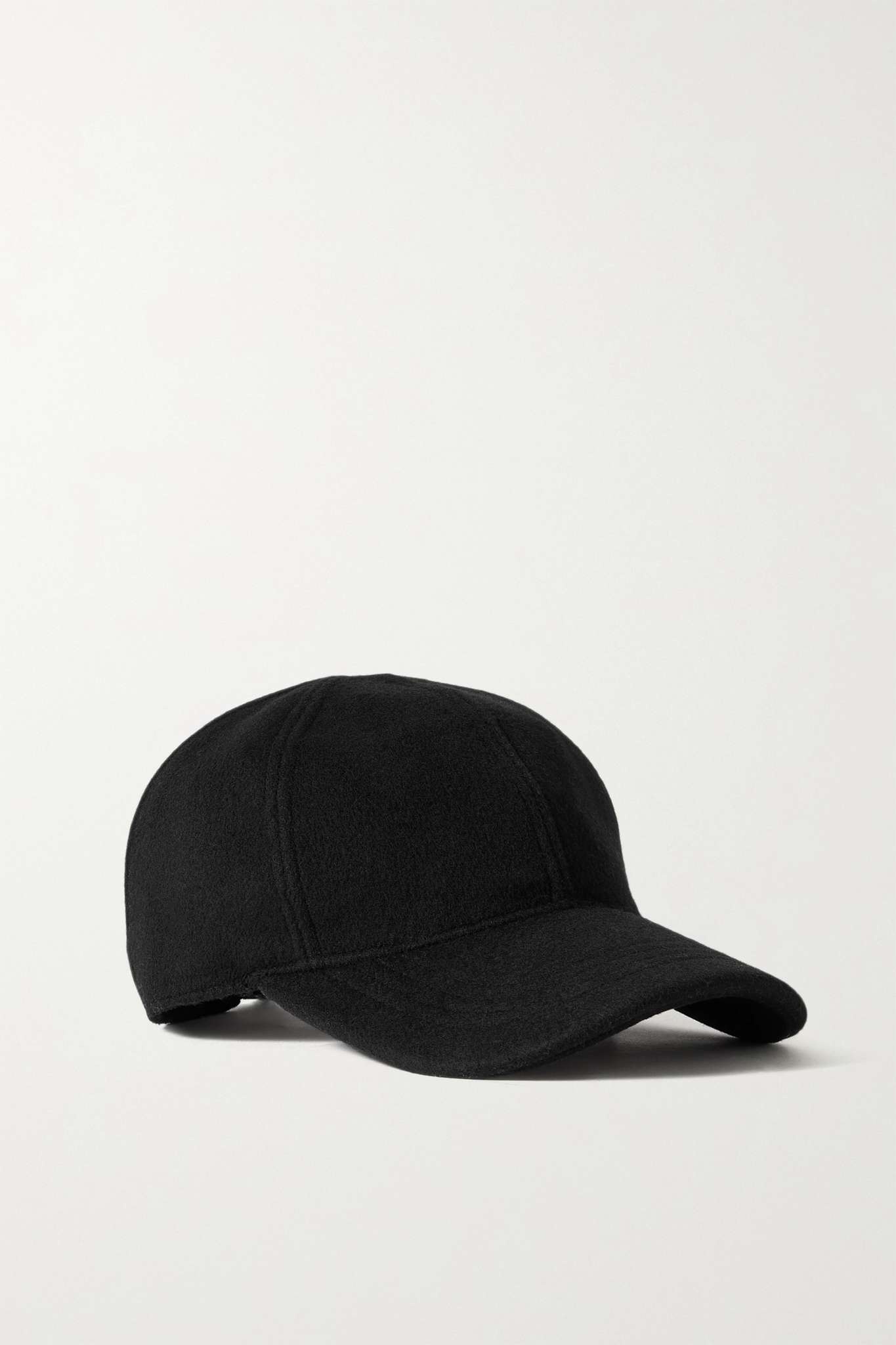 Double wool and cashmere baseball cap - 1