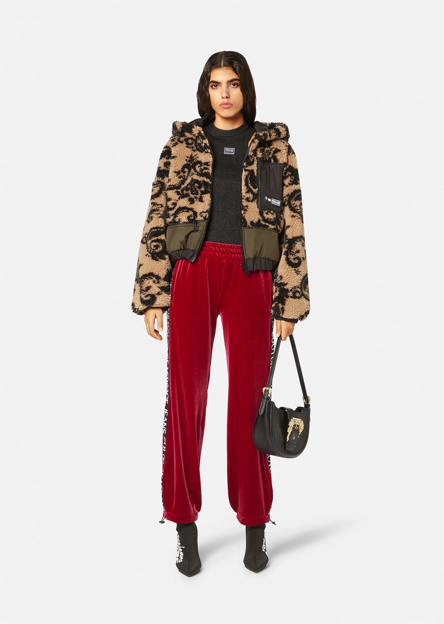 Logo Velvet Sweatpants - 2