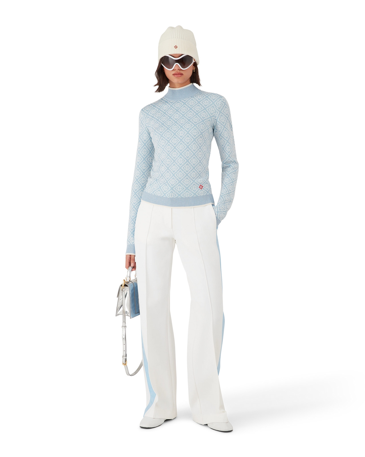 Ski Monogram High Neck Top | Casablanca Paris - 2