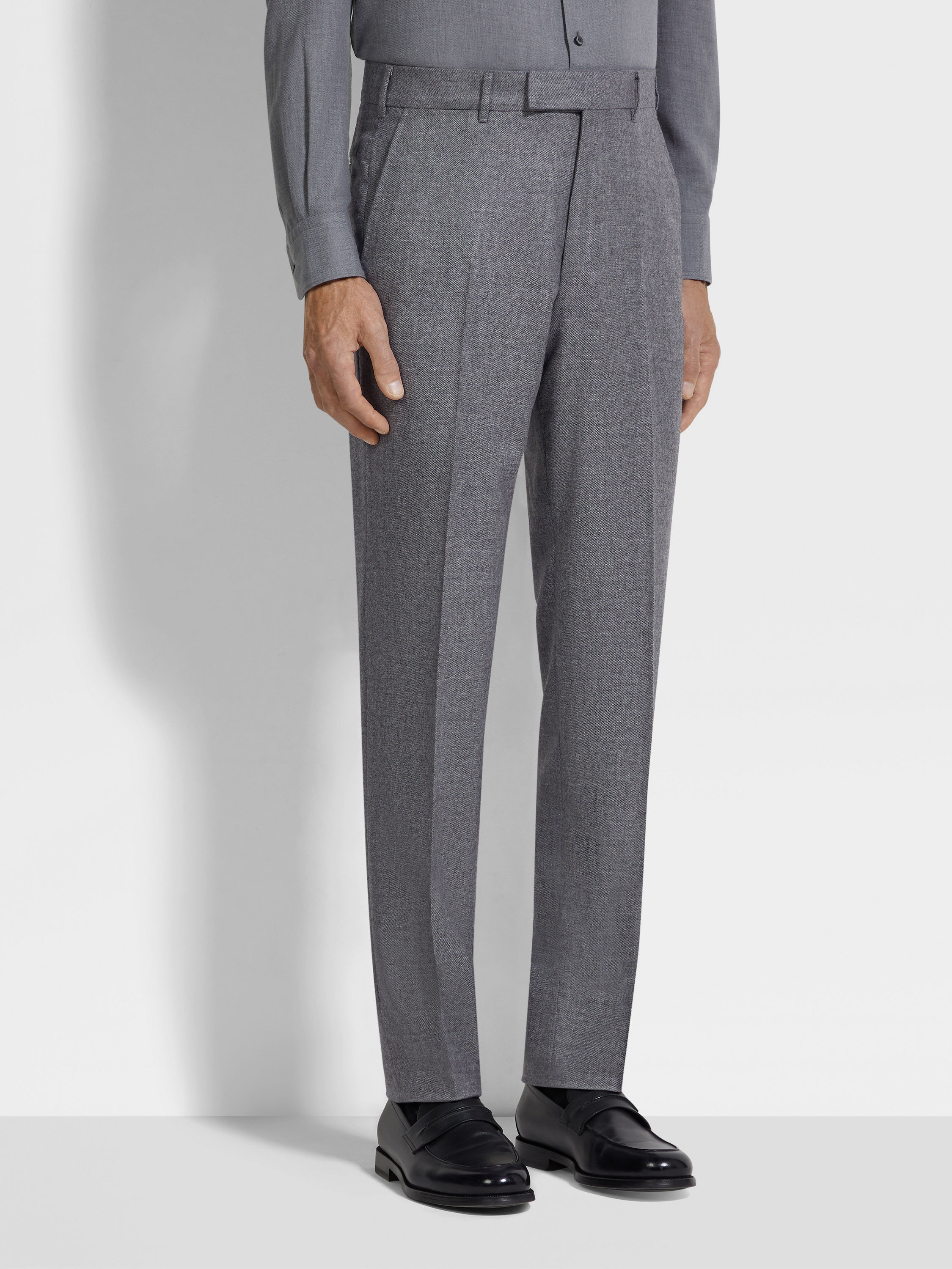 GREY OASI CASHMERE SUIT - 5