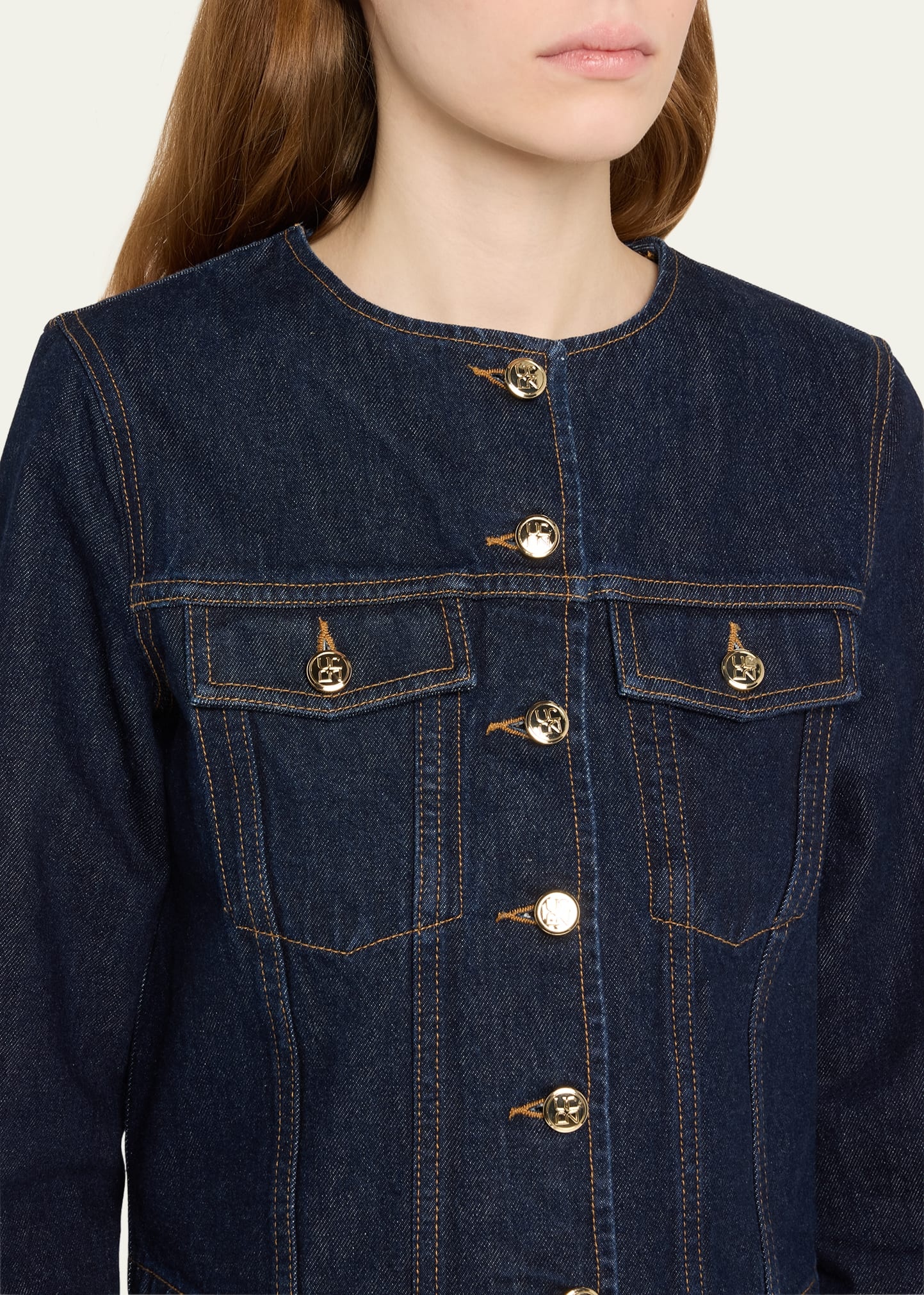 The Sabine Tailored Denim Jacket - 5