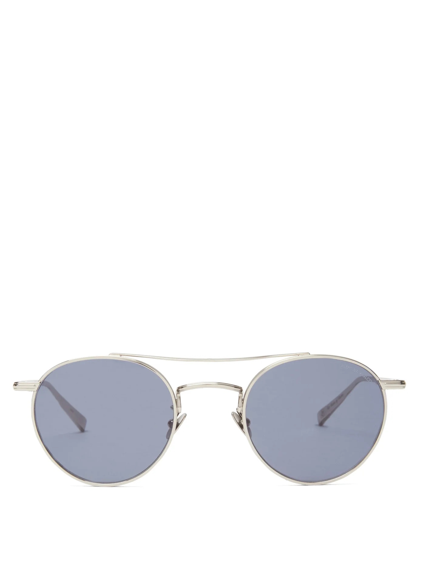 RIMOWA x GLCO round metal sunglasses - 1