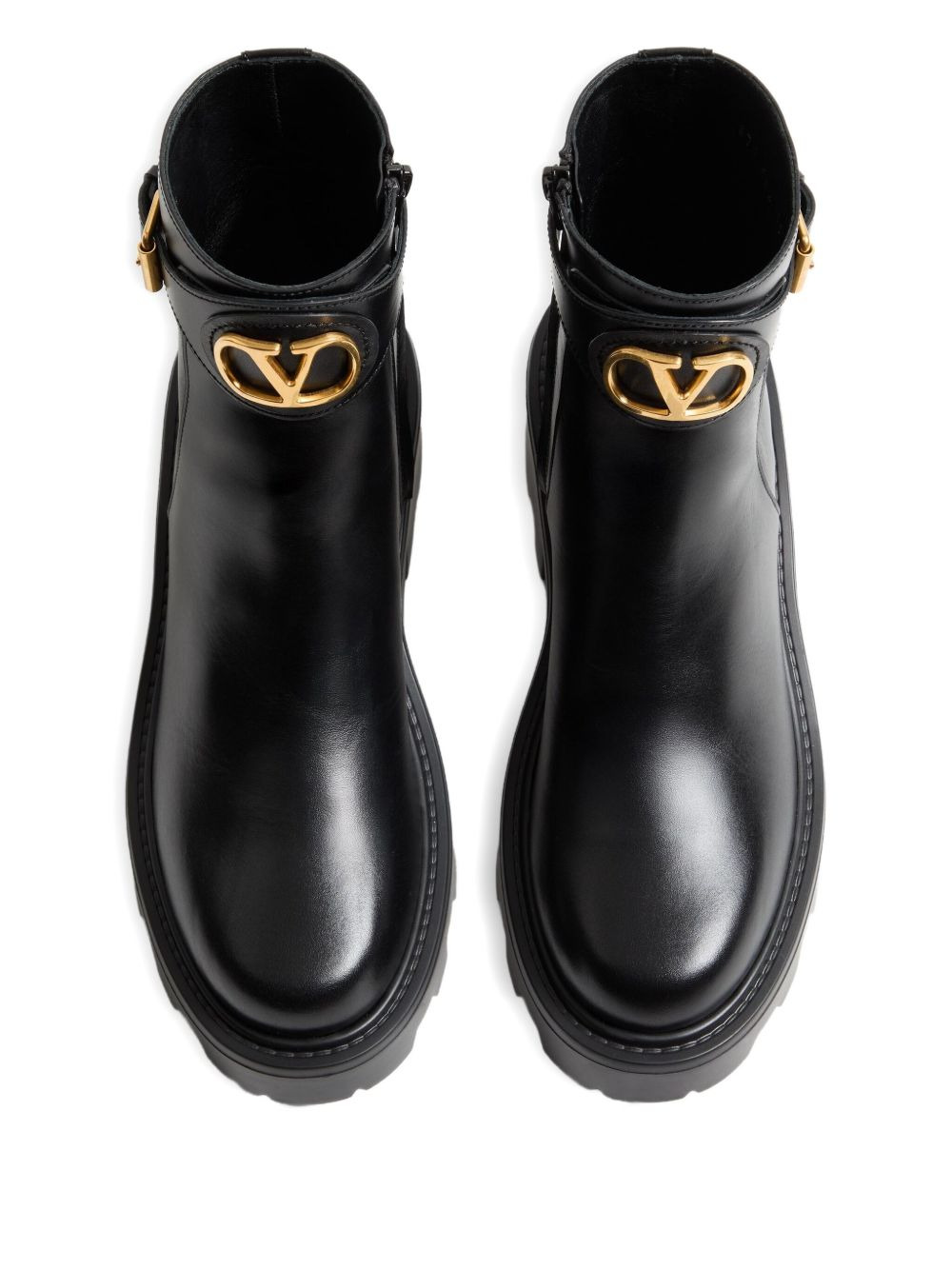 55mm VLogo Signature buckle-fastening ankle boots - 4