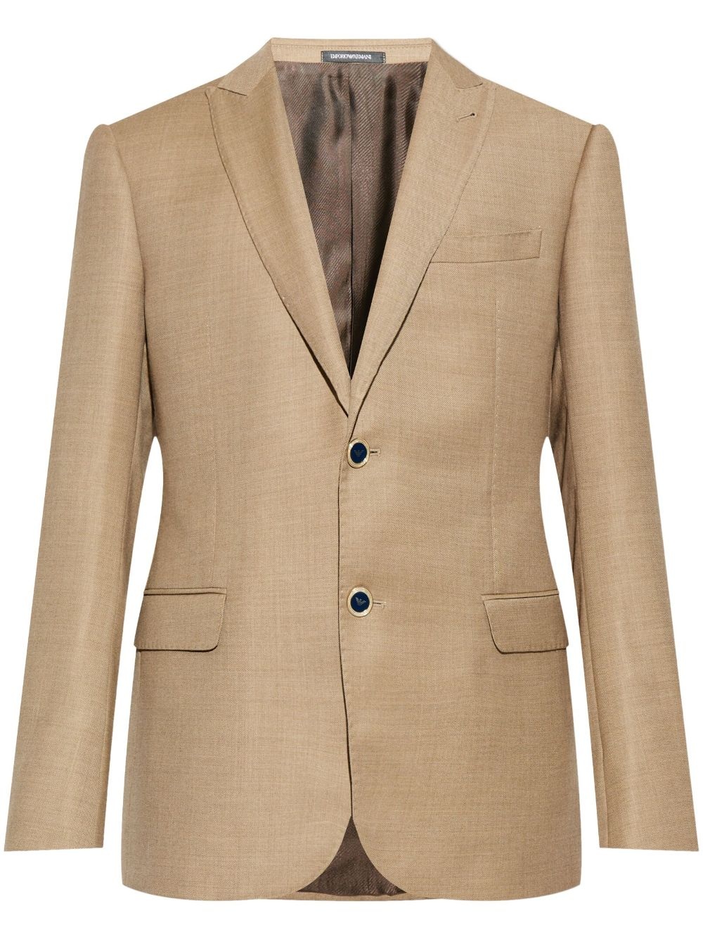 closed lapels buttoned blazer - 1