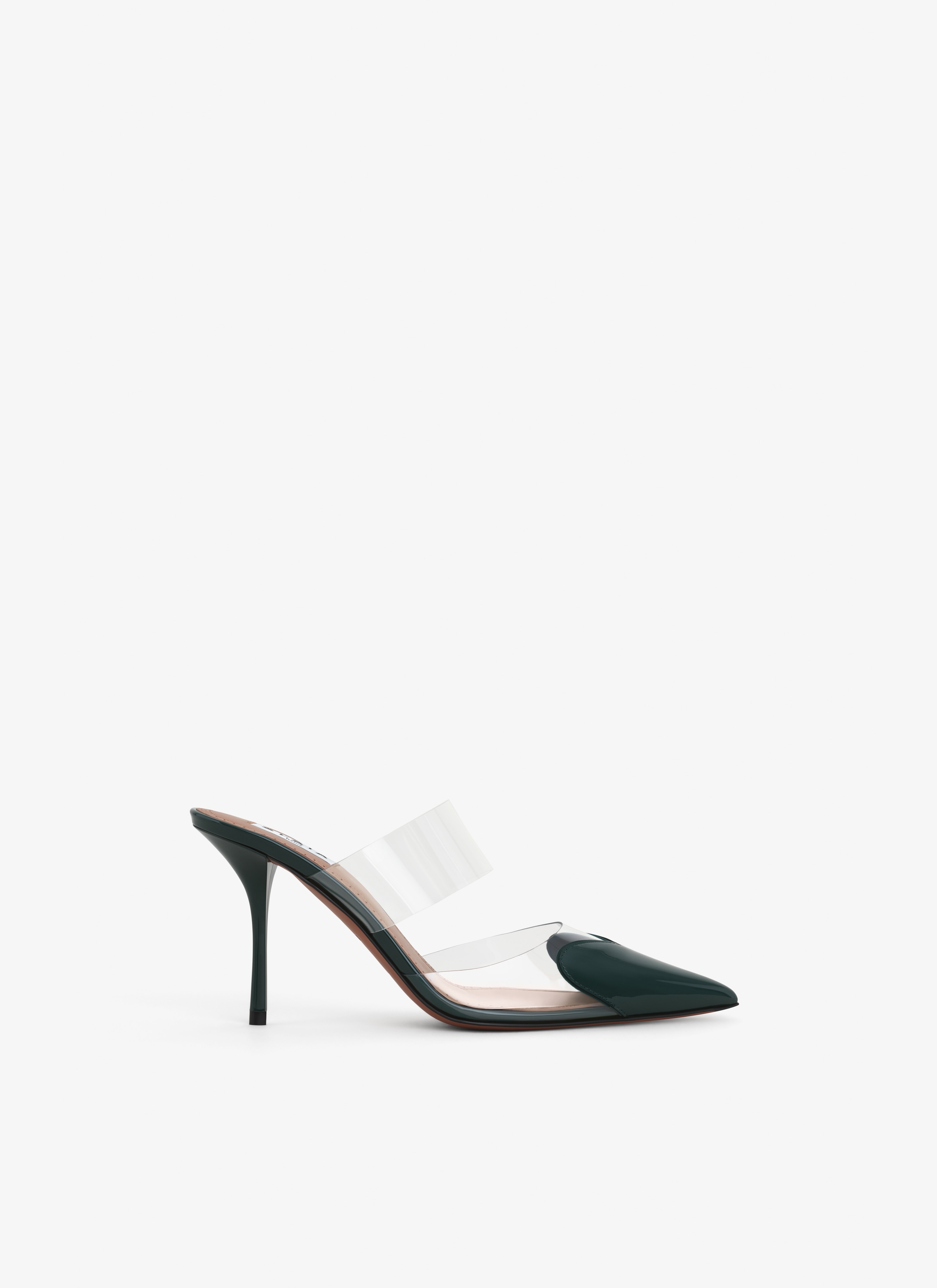 LE CŒUR MULES IN PATENT CALFSKIN - 1