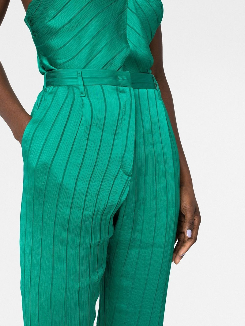 striped high-waisted trousers 3