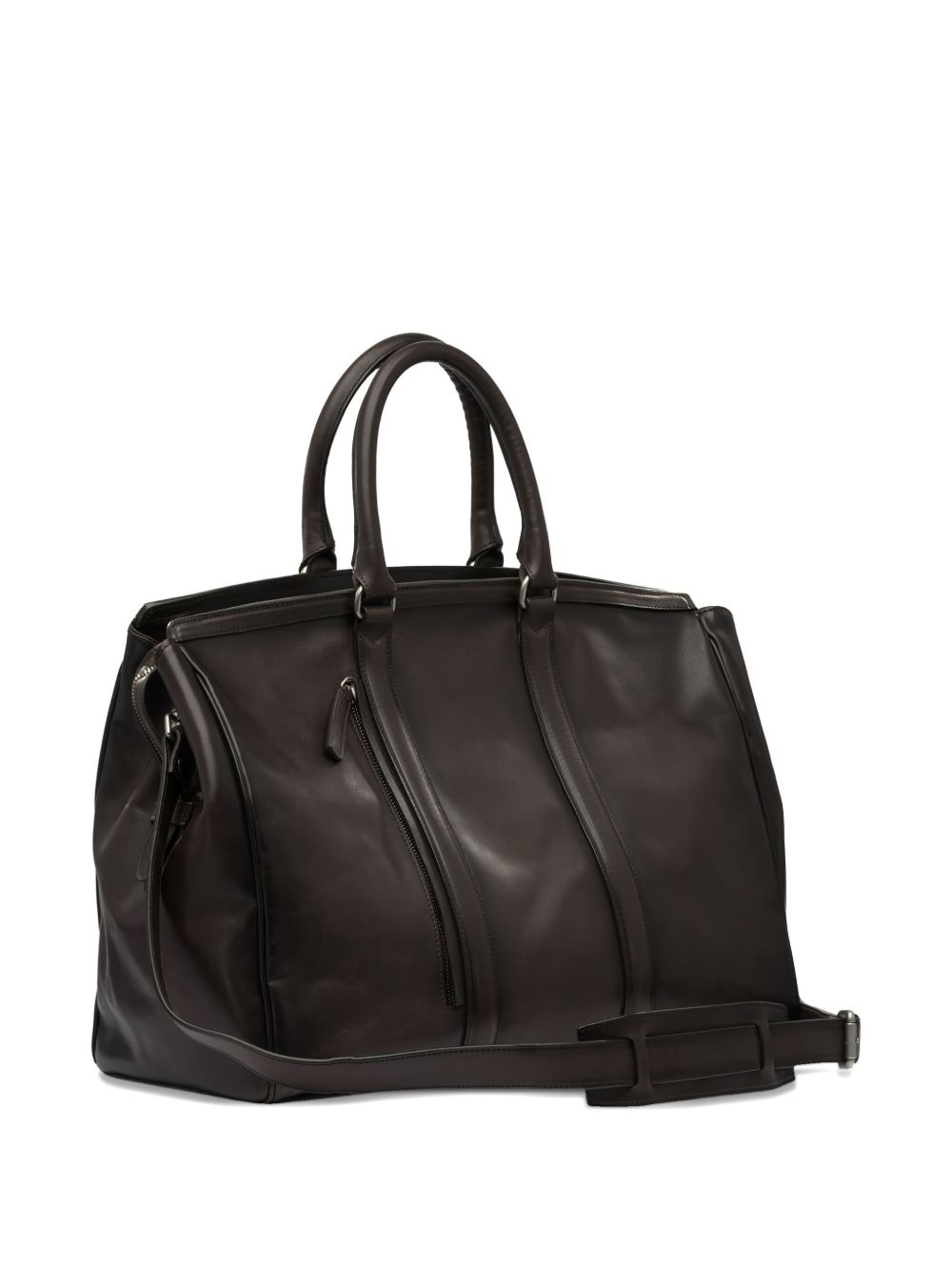 Quentin leather panelled tote bag - 3