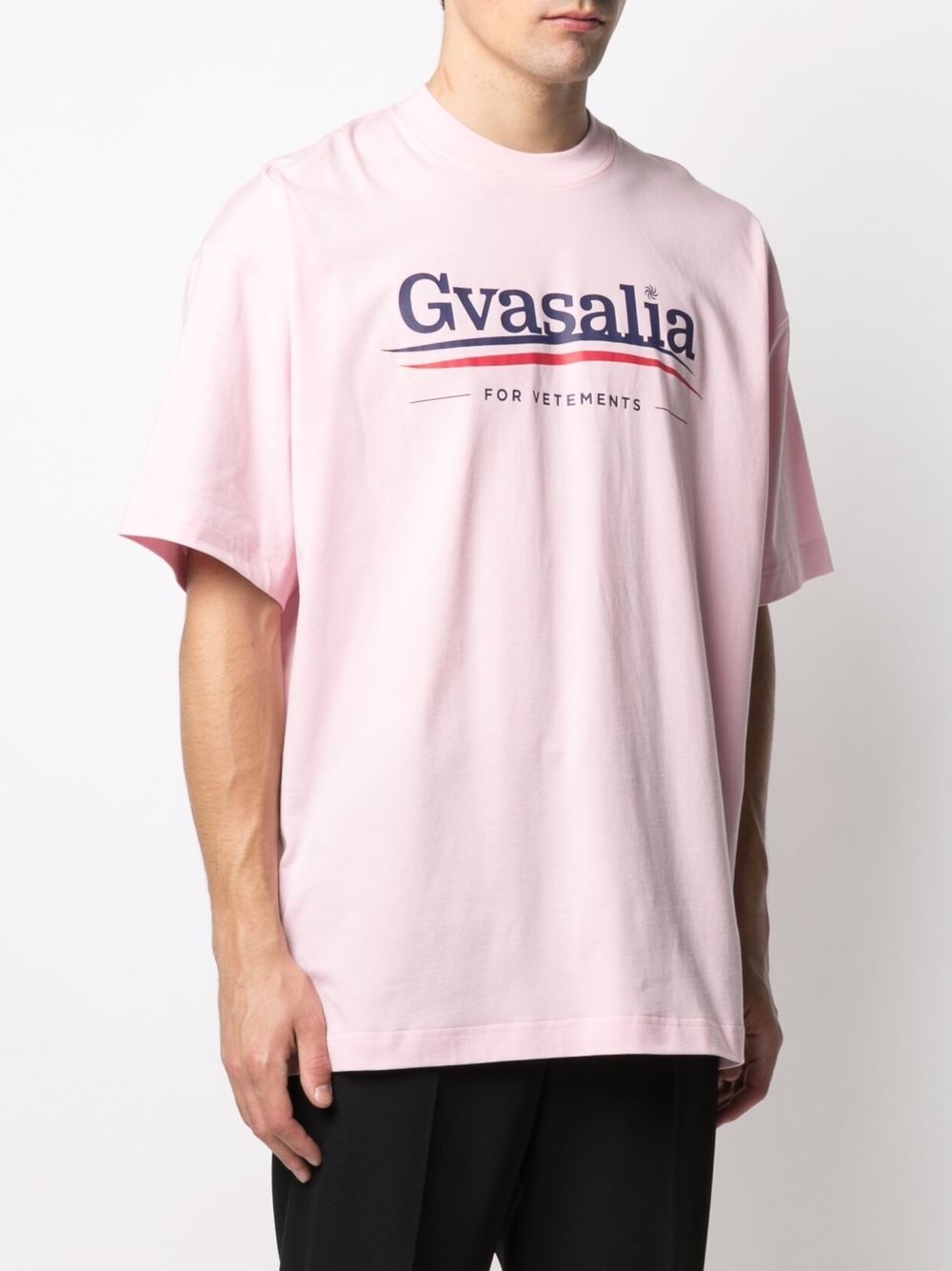 Gvasalia-print T-shirt - 3