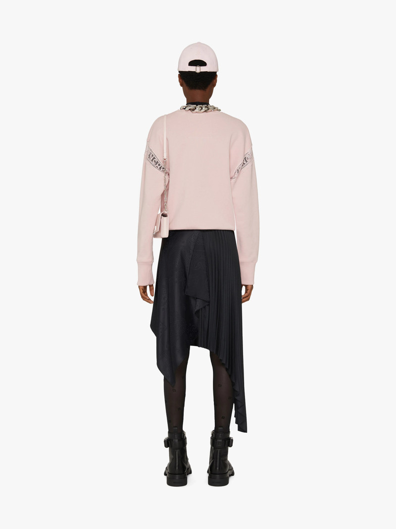 GIVENCHY SWEATSHIRT WITH LACE WEBBING 4
