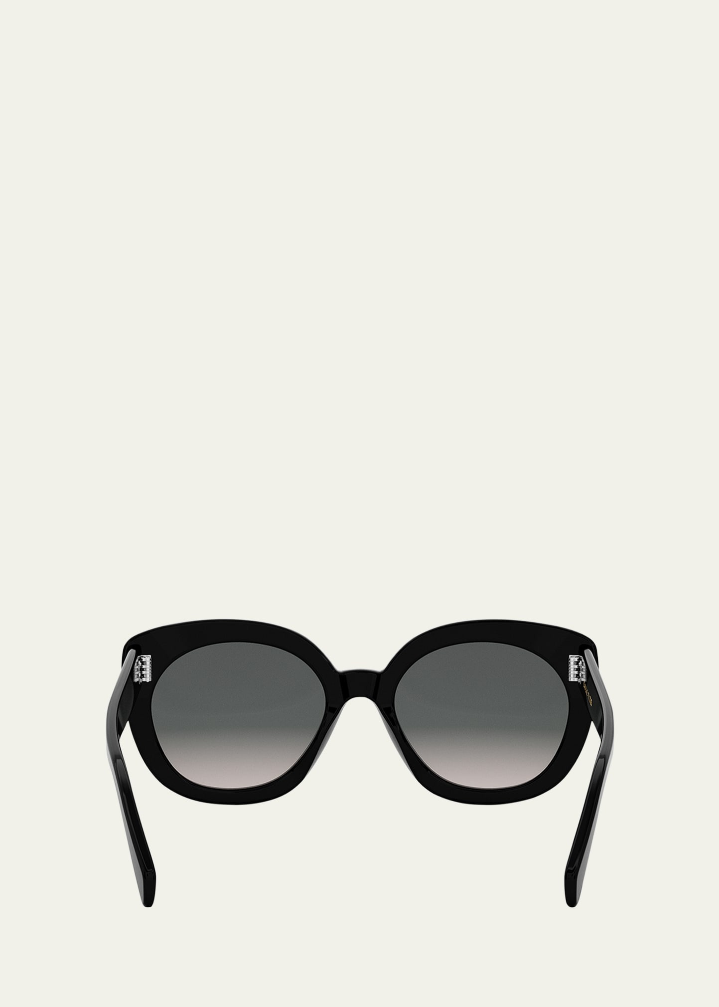 Bold 3 Dots Acetate Butterfly Sunglasses - 5