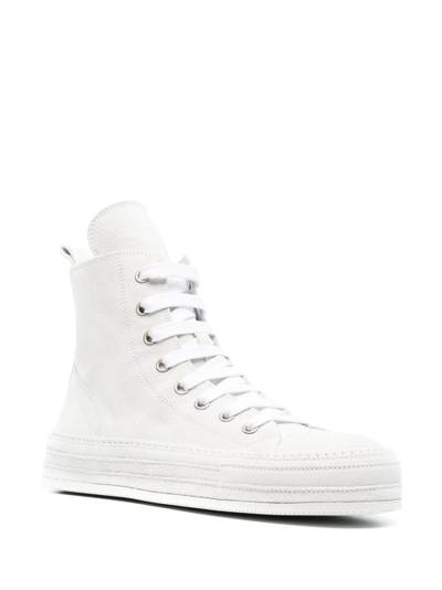 Ann Demeulemeester high-top leather sneakers outlook