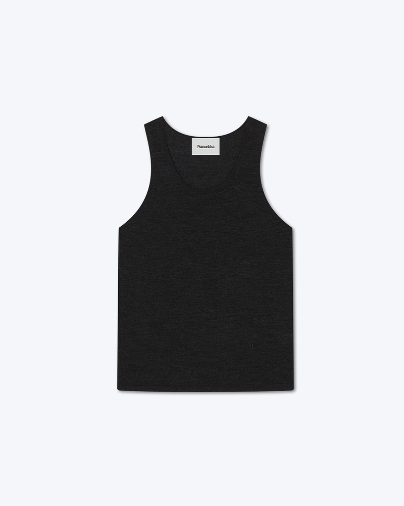 ASHER - Merino wool top - Charcoal 1