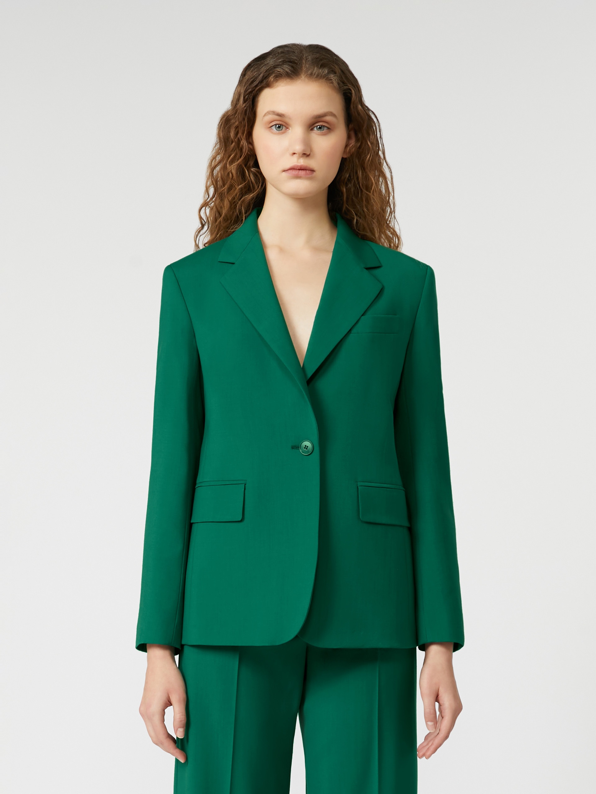 LAMINE Natural stretch wool blazer - 3